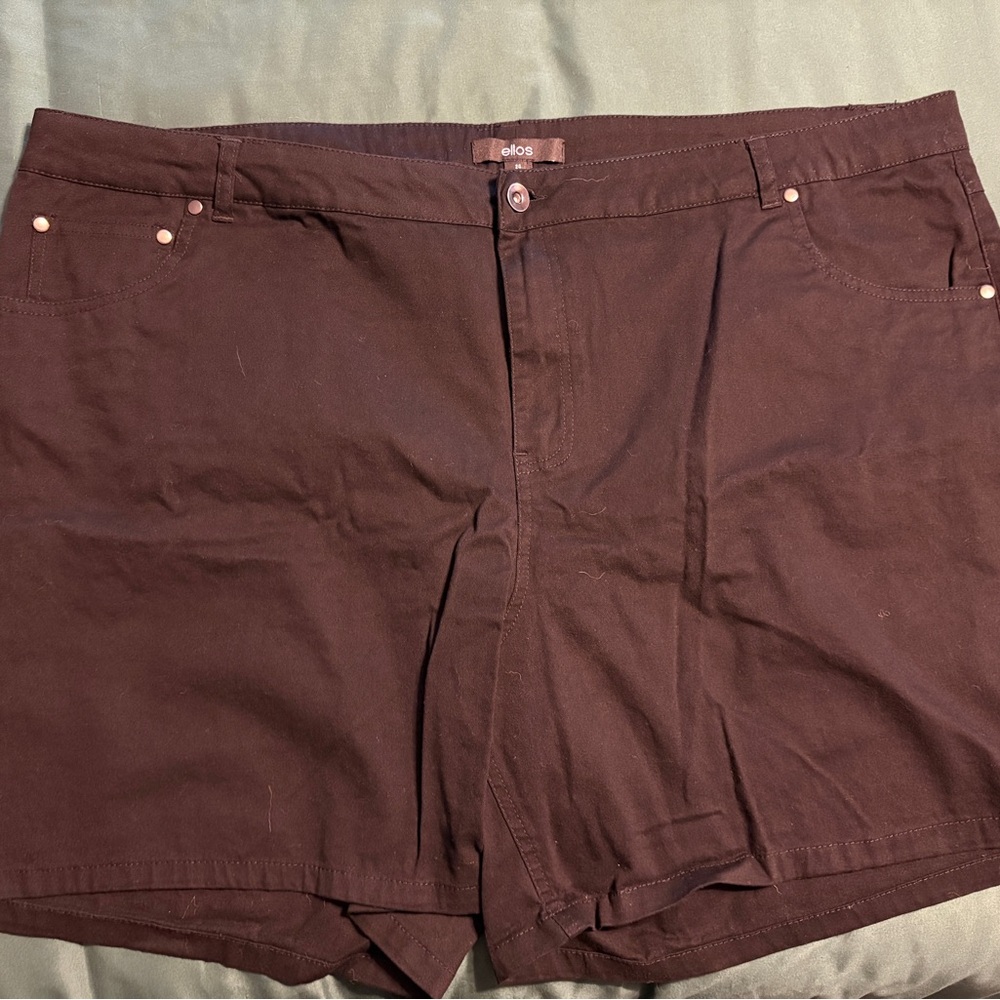 Ellos black womens shorts